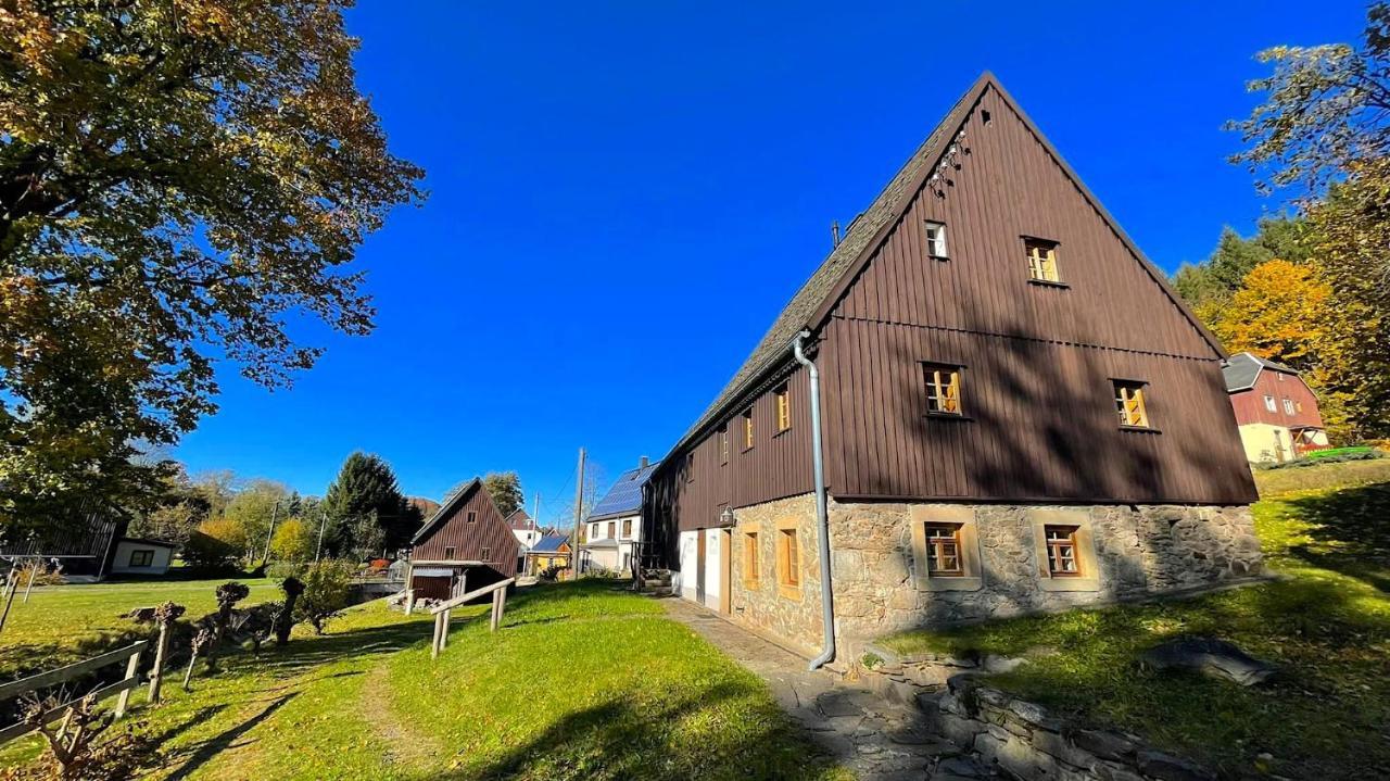 Wildbachidylle Villa Lichtenberg/Erzgebirge Dış mekan fotoğraf