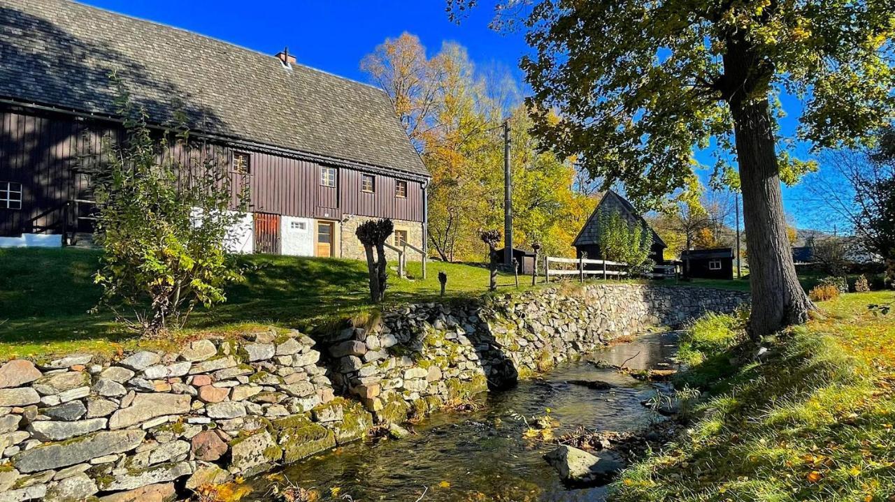 Wildbachidylle Villa Lichtenberg/Erzgebirge Dış mekan fotoğraf